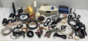 lot 335 image: Group Of Misc. Computer & Audio Cables & More Including BOSE Radio (Needs Work)