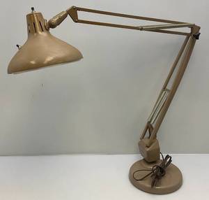 lot 339 image: 1960s-70s AMPLEX Floating Fixture Clamping  Goose Neck Light