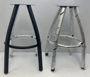 lot 354 image: Heavy Metal Ornate Bar Stool Bases (NIB)