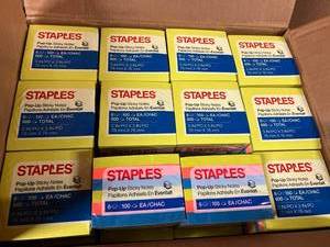 lot 25 image: Pop-Up Bright Sticky Notes