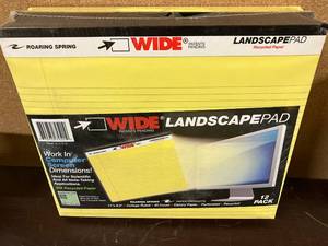 lot 125 image: Wide Legal Pads