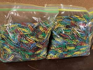 lot 109 image: Bulk Paper Clips