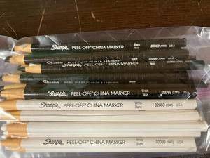 lot 114 image: Sharpie Grease Pencils