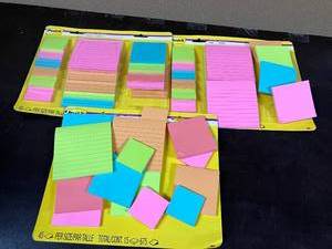 lot 29 image: Assorted Post-It Notes