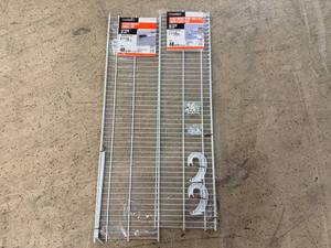 lot 42 image: 2 Everbilt Fixed Mount Shelf Kits - 48 W