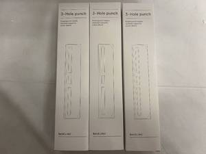 lot 200 image: 3 Baseline 3-Hole Punchers