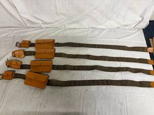 lot 83 image: 4 Free People Brown Belts