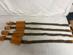 lot 84 image: 4 Free People Brown Belts