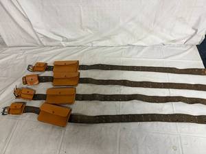 lot 85 image: 4 Free People Brown Belts