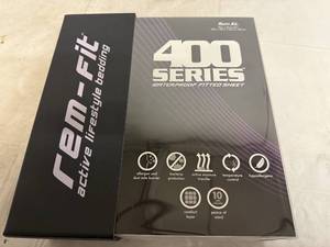 lot 100 image: Twin XL Rem-Fit 400 Series Waterproof Fitted Sheet