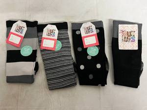 4 Pairs of Black Muk Luks Socks