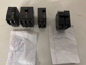 lot 18 image: Square D  & Cutter & Hammer Circuit Breakers