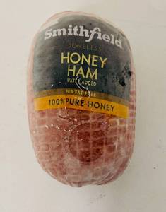 lot 36 image: F. 9.80lb Smithfield Honey Ham