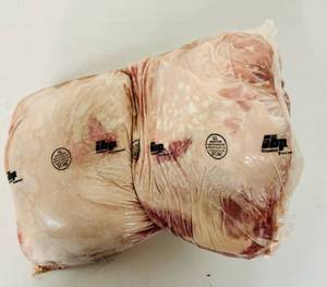 lot 54 image: L. 21.7lbs Bone-in Pork Shoulder Butts-IBP Supreme Trim All Natural