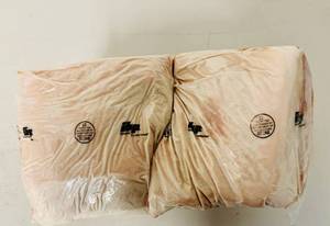 lot 55 image: L. 20.15lbs Bone-in Pork Shoulder Butts-IBP Supreme Trim All Natural