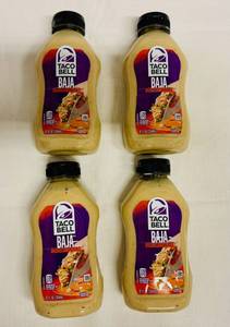 lot 270 image: 4x 12oz Taco Bell Baja Creamy Sauce