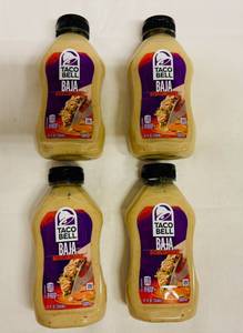 lot 271 image: 4x 12oz Taco Bell Baja Creamy Sauce