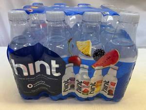 lot 234 image: MM. 12x 16oz Hint Water-Assorted 4 Flavors