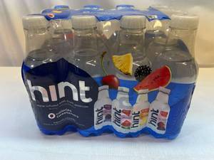 lot 236 image: MM. 12x 16oz Hint Water-Assorted 4 Flavors