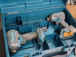 lot 844 image: Makita Impact Driver Set - XDT13,XDT14 with Case