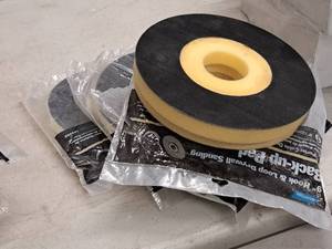 lot 997 image: Lot of (7) Norton Abrasives 9 Hook & Loop Drywall Sanding Back-up Pads (fits Porter-Cable Model 7800) 03292