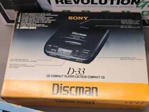 lot 736 image: Sony Discman Portable CD Player D-33
