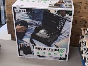 lot 737 image: Victrola Revolution GO Rechargeable Portabler Record Player