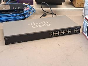 lot 747 image: Cisco 18-Port Gigabit Smart Switch SG200-18