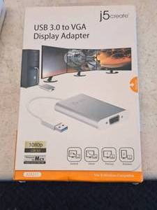 lot 768 image: J5Create USB3.0 to VGA 1080p Display Adapter