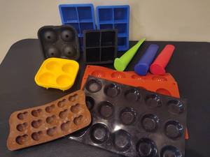 lot 67 image: Asst. Silicone IceGel Molds