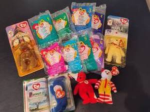 lot 102 image: TY Beanie Babies McDonalds Beanies