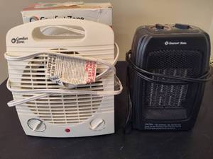 lot 108 image: Two Small Space Heaters
