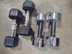 lot 123 image: Two Sets of Weights