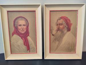 lot 56 image: Vintage Framed Art