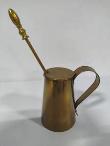 lot 37 image: Antique Brass Smudge Pot