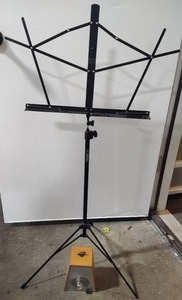 lot 96 image: Adjustable Music Stand & Metronome