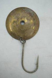 lot 34 image: Vintage Canadian Bait Co. Round Spoon Lure