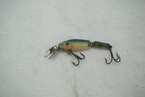 lot 121 image: Vintage metal Fishing Lure (brass copper)