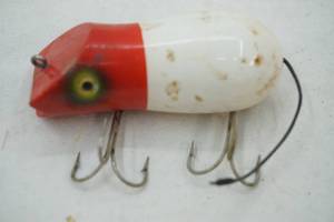 lot 191 image: Vintage Herters Mouse Plug Red Head Fishing Lure