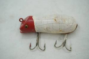 lot 236 image: Vintage Red & White Fishing Lure