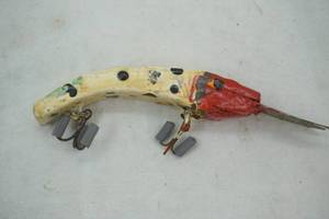 lot 237 image: Vintage Wooden Flatfish Fishing Lure