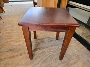lot 39 image: Wooden Side Table