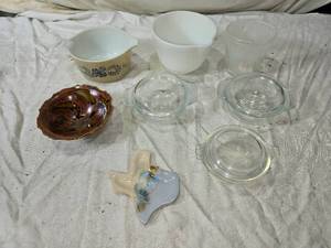 lot 100 image: Ovenware Collection including Fire-King and Pyrex and More
