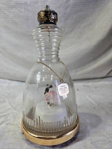 Vintage Prince Musical Bottle with Dancing Couple Figurine