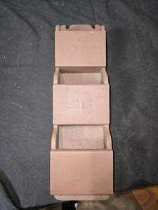 lot 213 image: Vintage Wooden Corner Shelf and a Letter Organizer