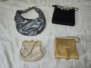 lot 234 image: Vintage Evening Clutches and Handbags with Unique Designs