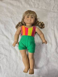 lot 254 image: Pleasant Company American Girl Doll with Braids and Colorful Outfit