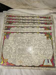 lot 258 image: Assorted Lot of Decorative Placemats and Table Runners
