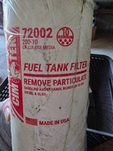 lot 268 image: CIM-TEK Fuel Tank Filter 72002, Light, Hydraulic Jack, Variety of Misc.