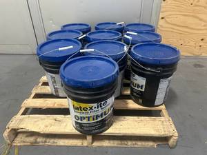 LATEX-ITE Lot of 10- 4.75 Gal. Optimum Driveway Filler Sealant